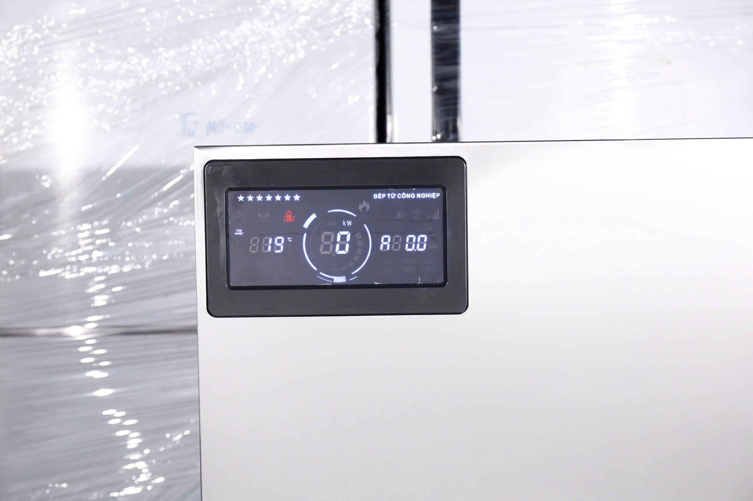 Ảnh 2 của Bếp từ công nghiệp đôi 8kWx2 mặt phẳng