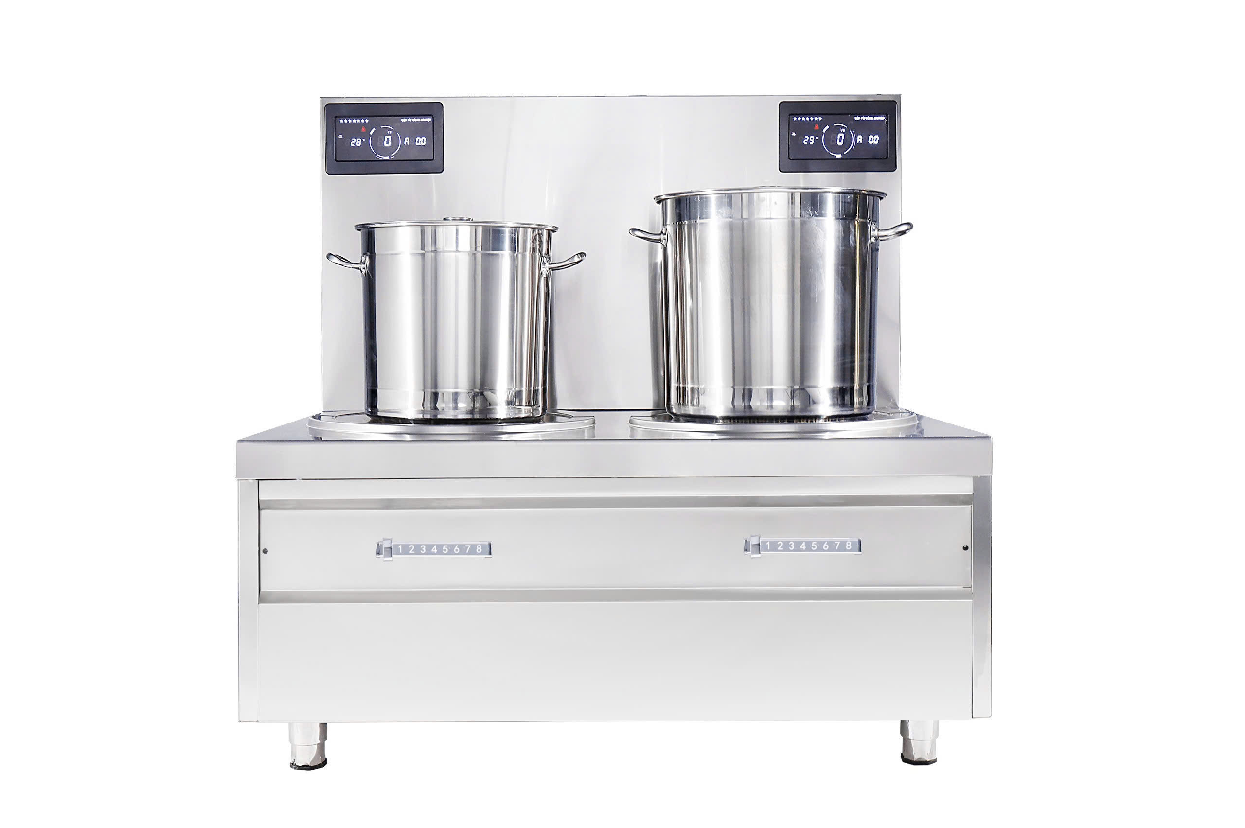 Ảnh 5 của Bếp từ công nghiệp đôi 8kWx2 mặt phẳng