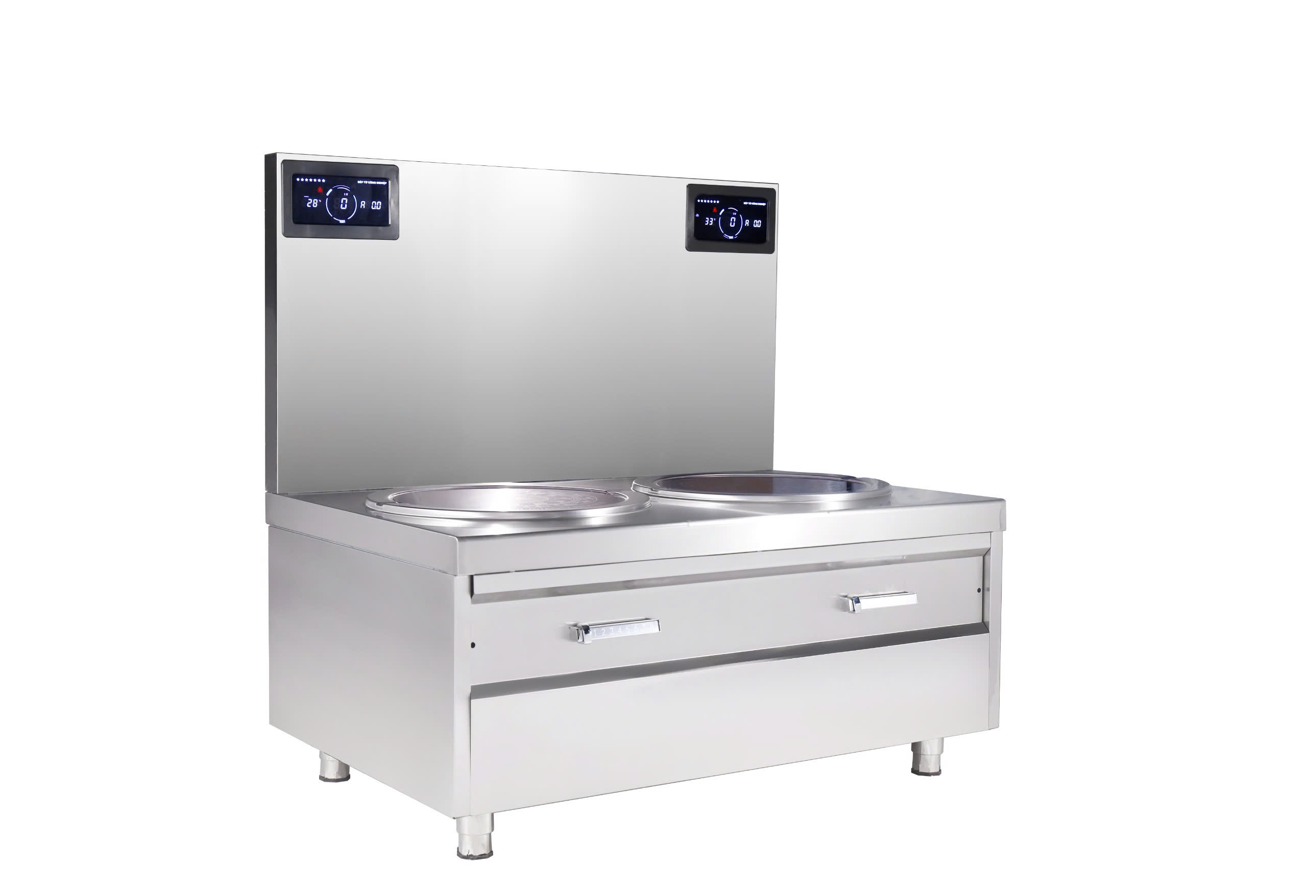 Ảnh 6 của Bếp từ công nghiệp đôi 8kWx2 mặt phẳng