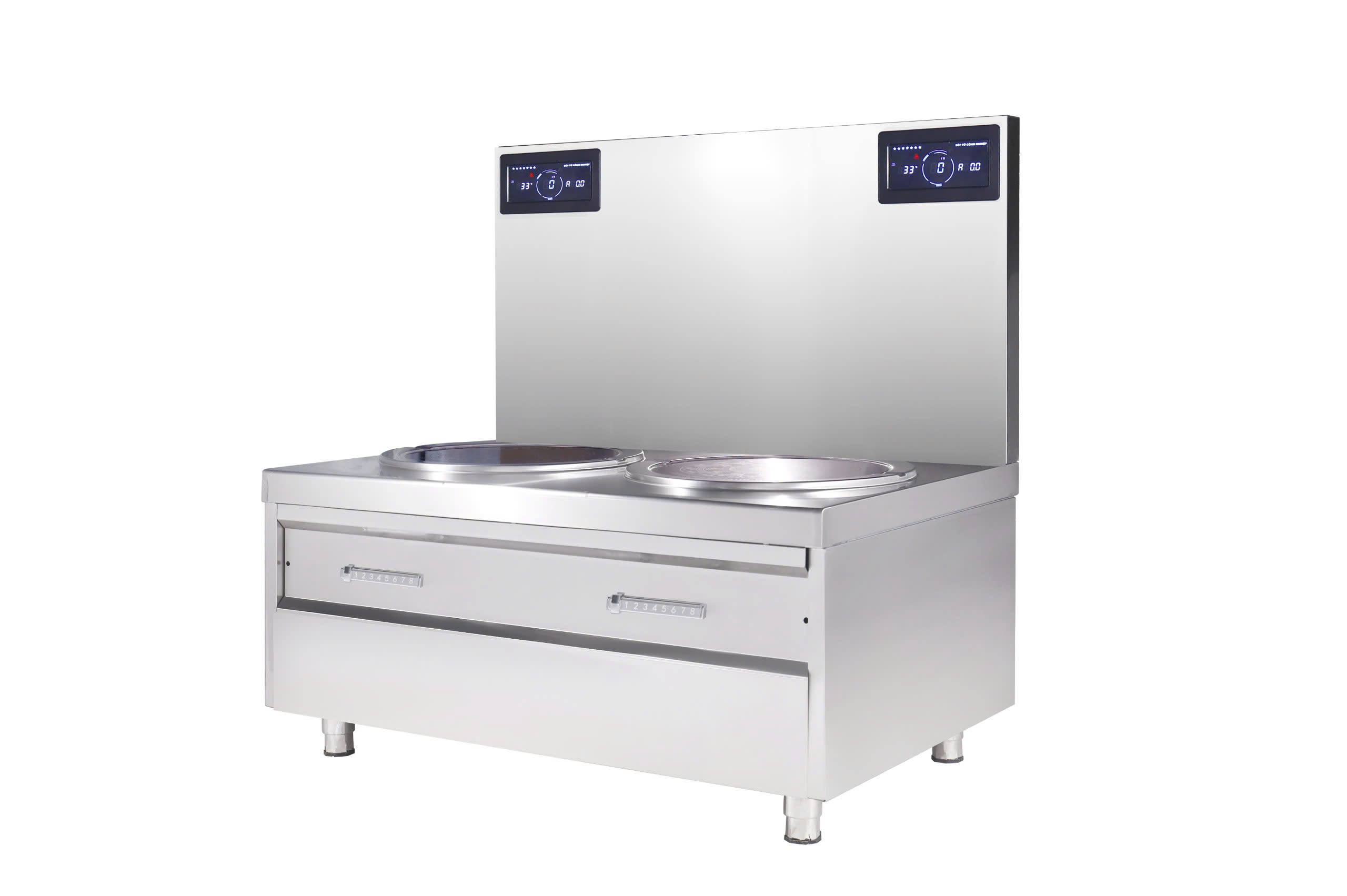 Ảnh 7 của Bếp từ công nghiệp đôi 8kWx2 mặt phẳng